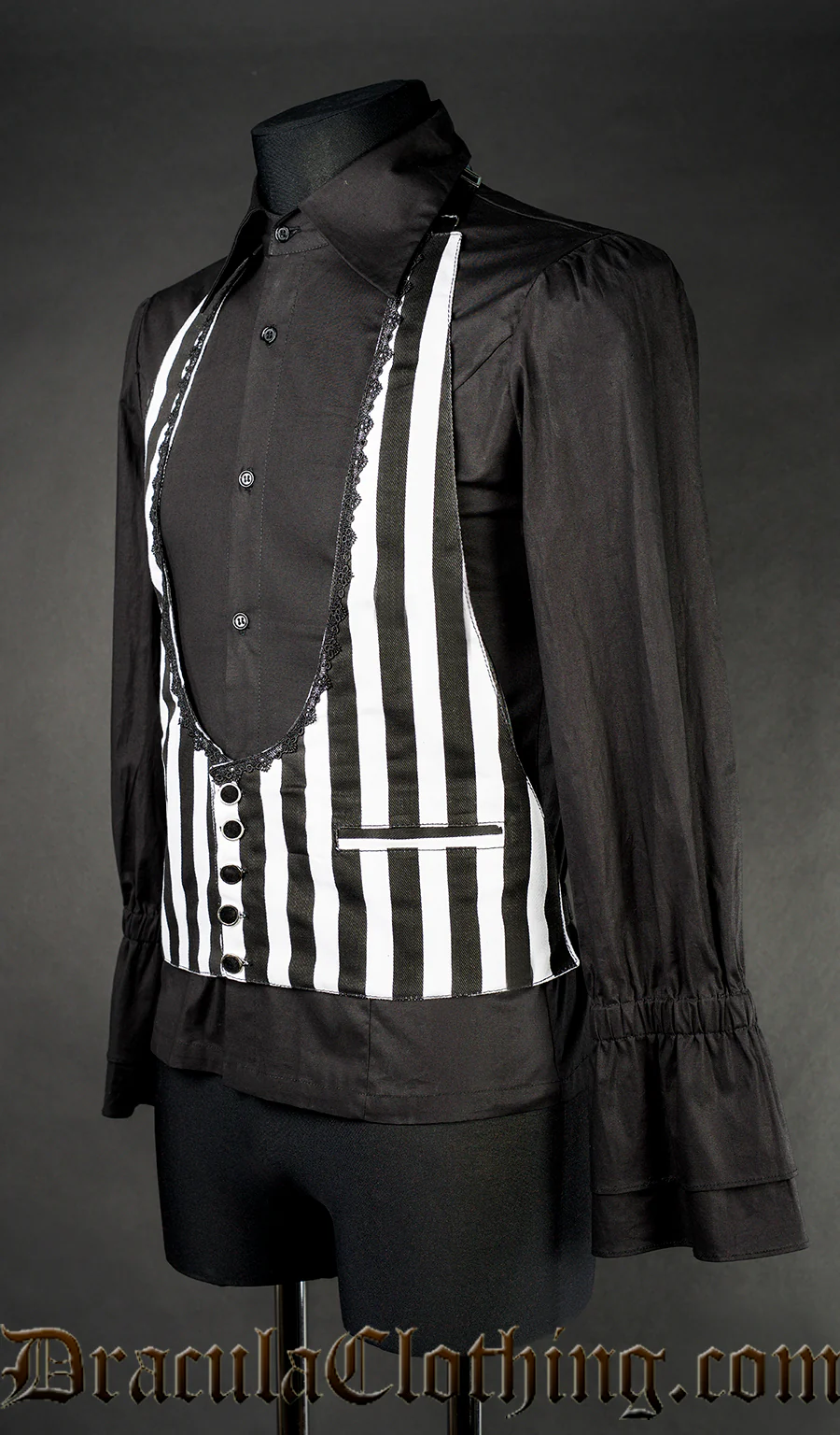 Black and White Waistcoat - Image 4