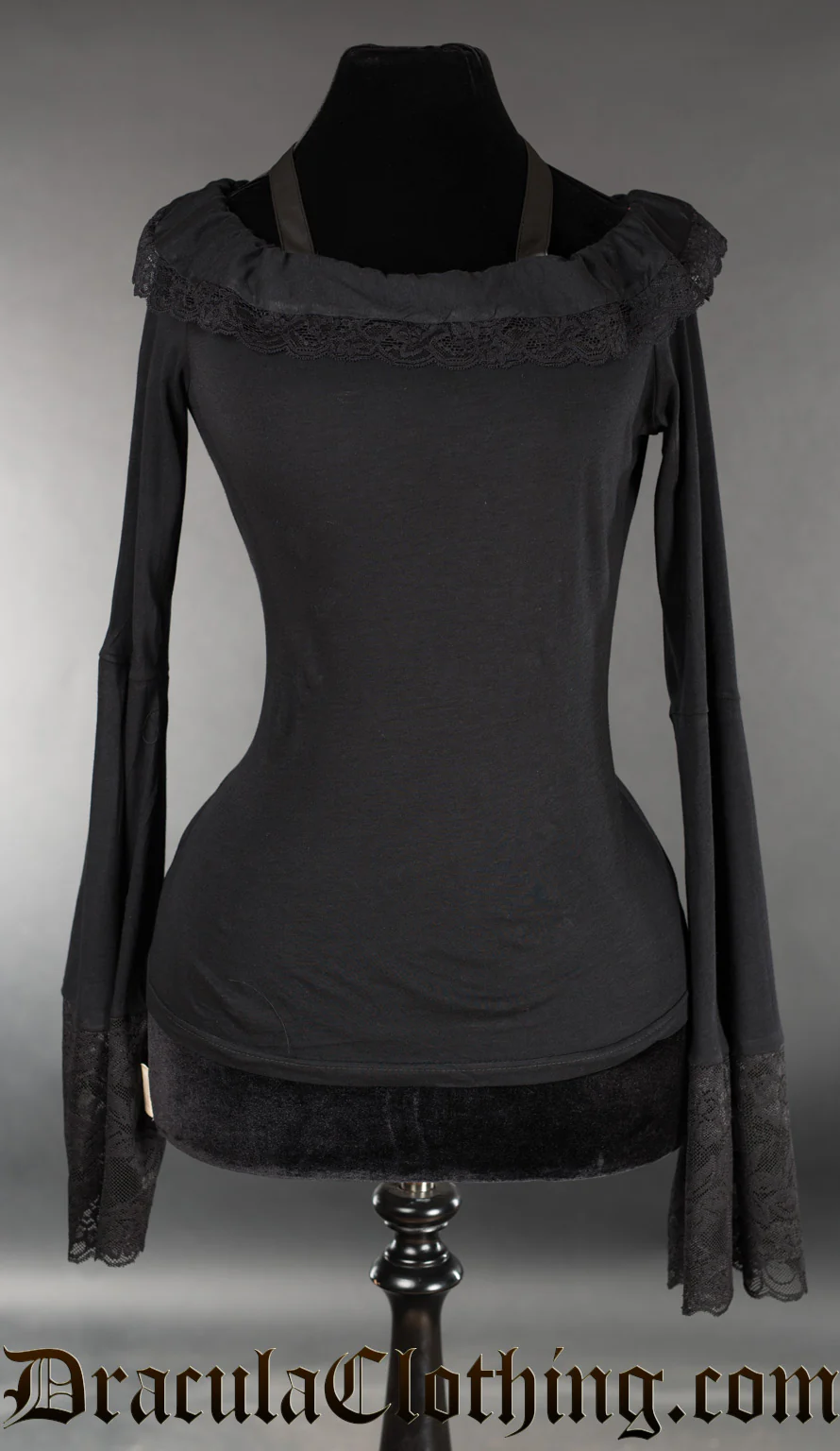 Black Steampunk Top - Image 4