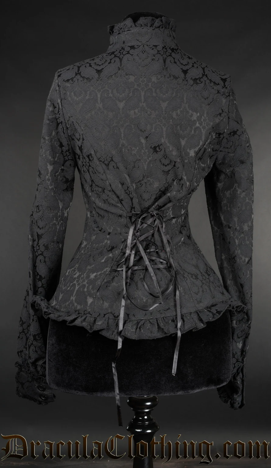 Brocade Victorian Blouse - Image 4