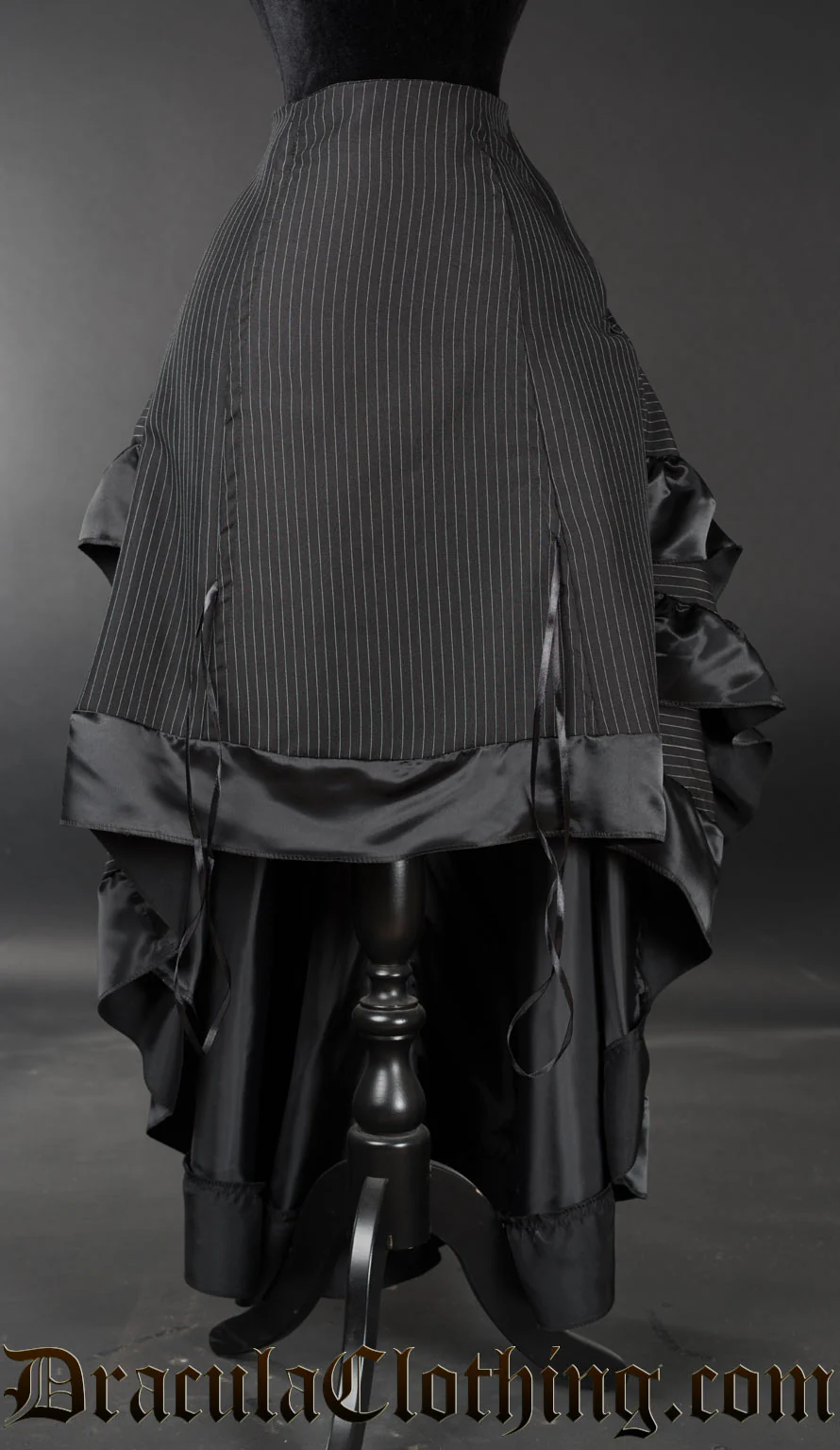 Pinstripe Layer Bustle Skirt - Image 5